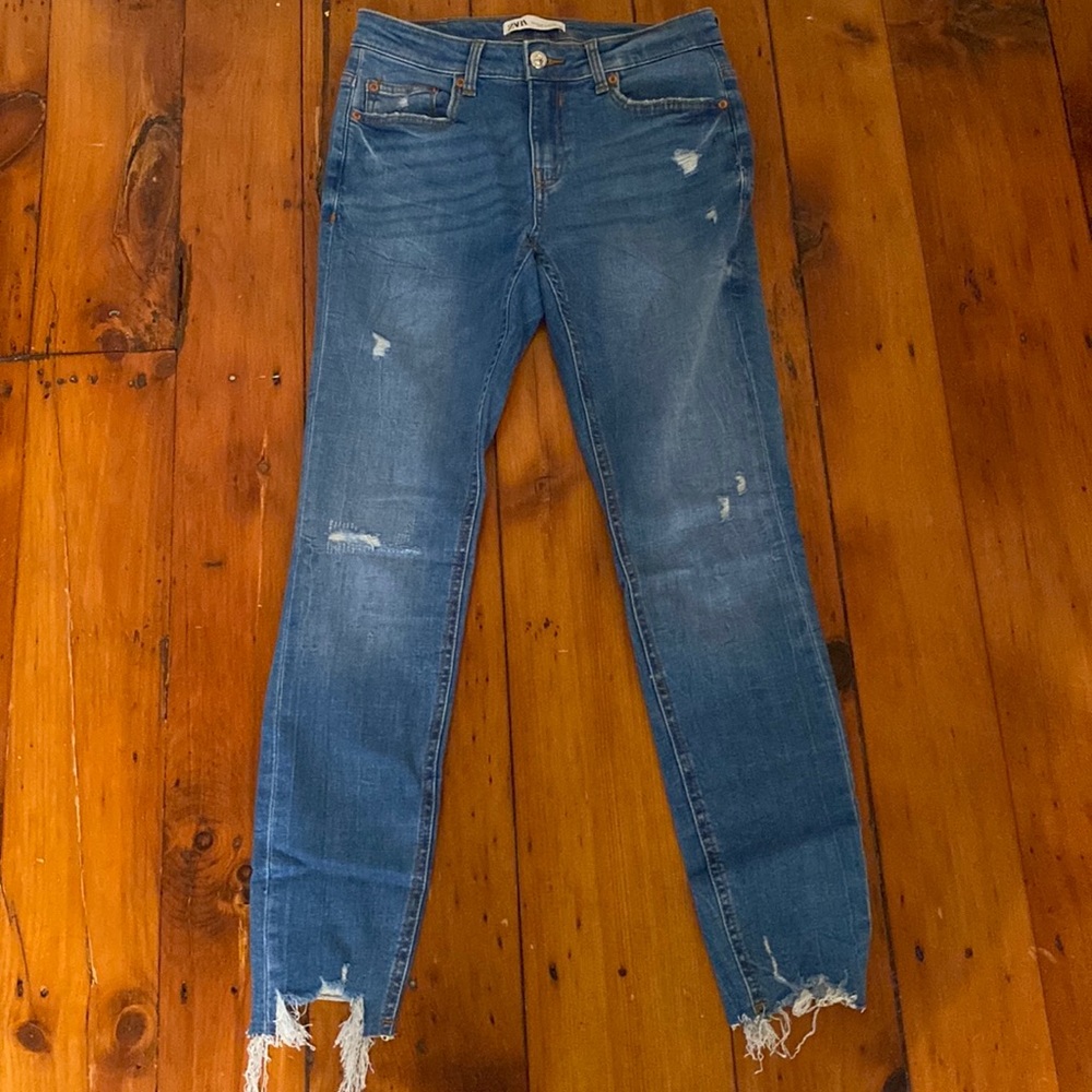 Zara High Rise Skinny Jeans